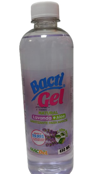 BACTIGEL NATURAL  LAVANDA/ ALOE  REFILL 450 ML