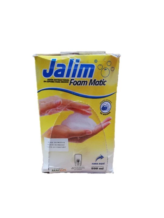 JALIM ANTIBACTERIAL ESPUMA FOAM MATIC GRADO ALIMENTICIO 800ML