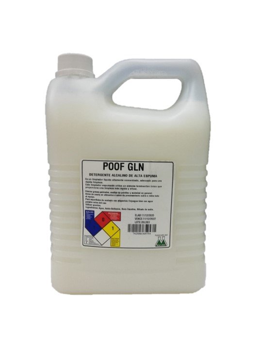 POOF GLN (DETERGENTE ALCALINO DE ALTA ESPUMA)