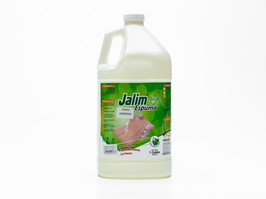 JALIM ANTIBACTERIAL ESPUMA GRADO ALIMENTICIO GLN