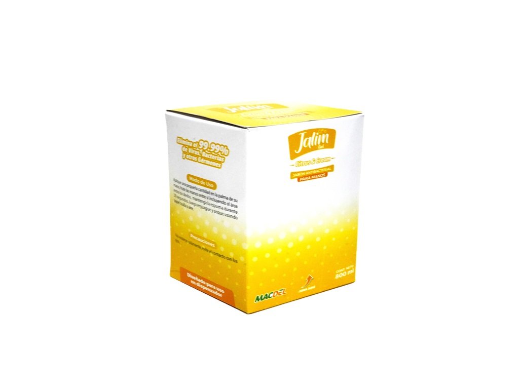 JALIM ANTIBACTERIAL GEL CITRUS & CREAM 800ML