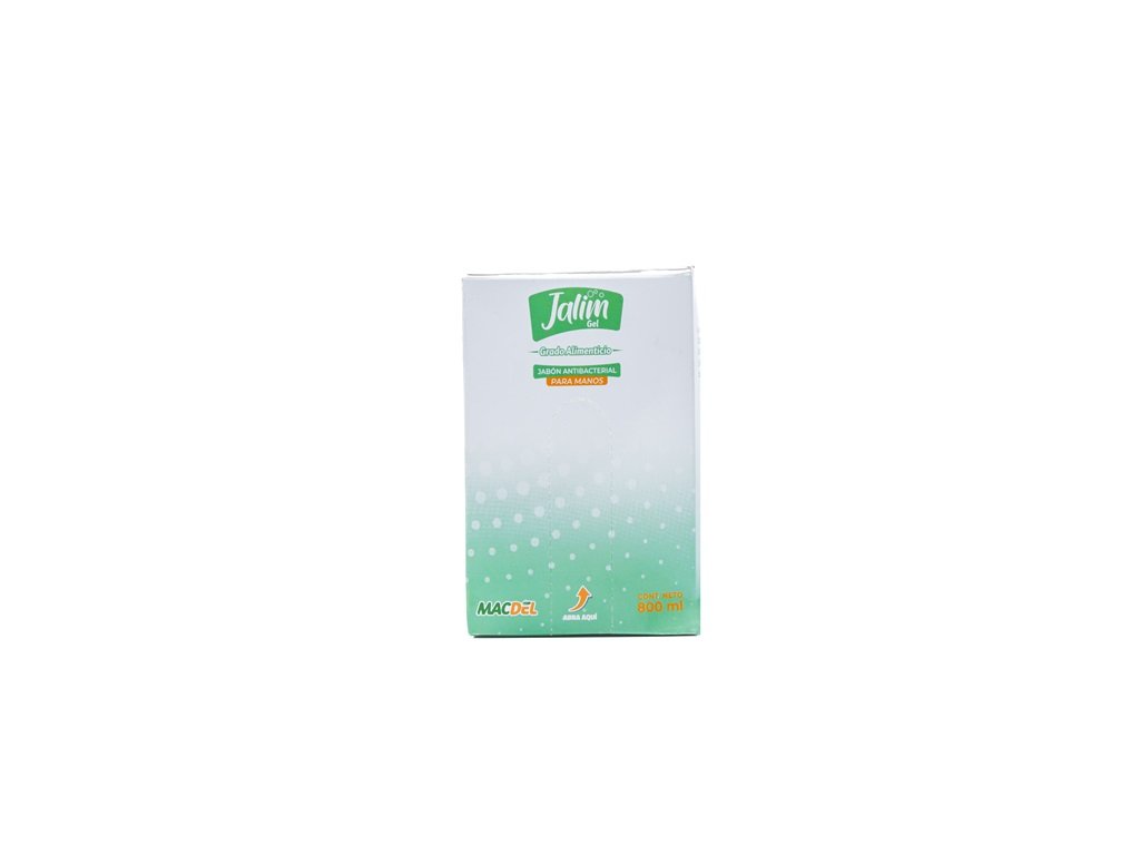 JALIM ANTIBACTERIAL GEL GRADO ALIMENTICIO 800 ML