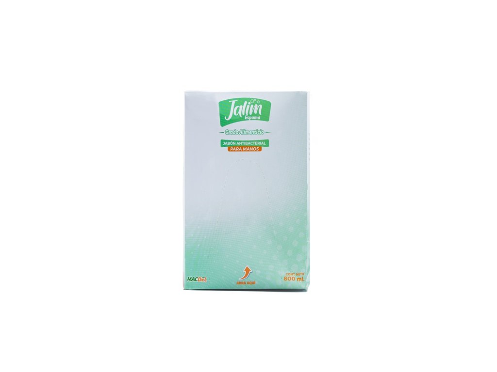 JALIM ANTIBACTERIAL ESPUMA GRADO ALIMENTICIO 800ML