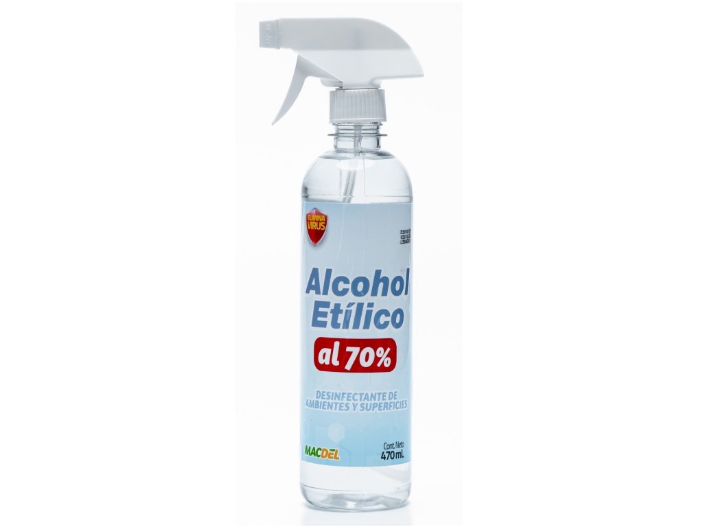 ALCOHOL ETILICO AL 70%   470 ML