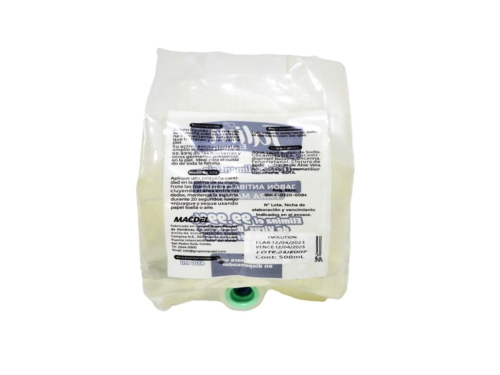 JALIM ANTIBACTERIAL ESPUMA GRADO ALIMENTICIO EVOLUTION 500ML