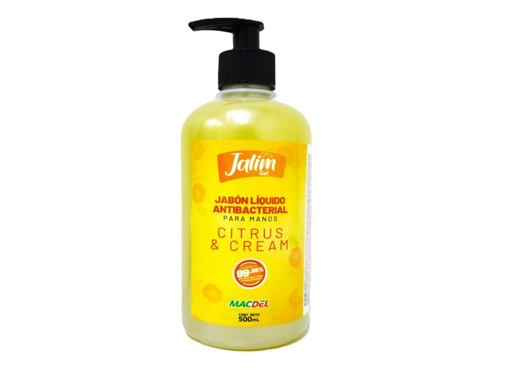JALIM ANTIBACTERIAL GEL CITRUS & CREAM 500 ML